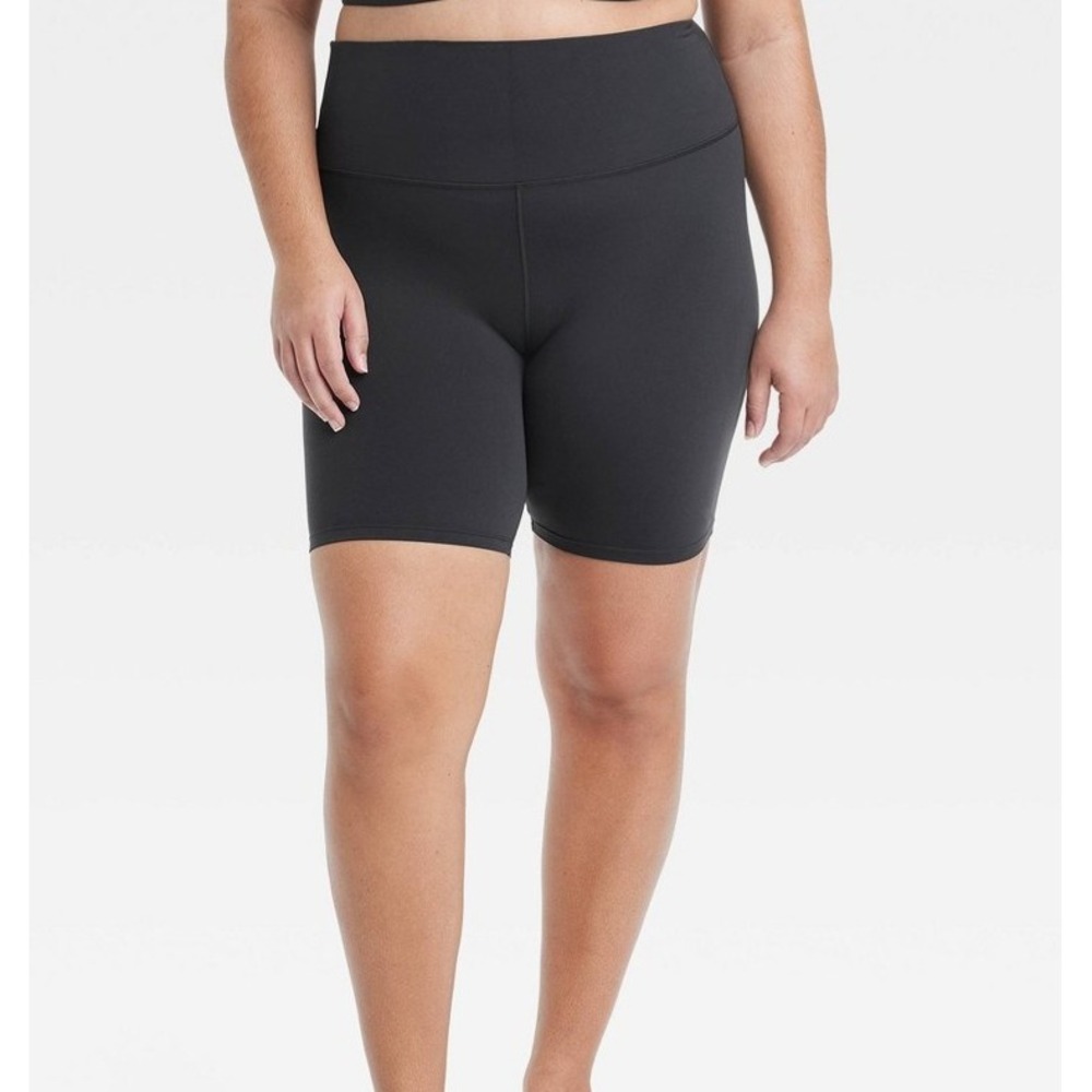 Women's Everyday Soft Ultra High-Rise Bike Shorts 6" - All In Motion XXL Black